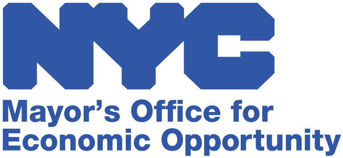 Logo that says NYC mayor's office for economic opportunity