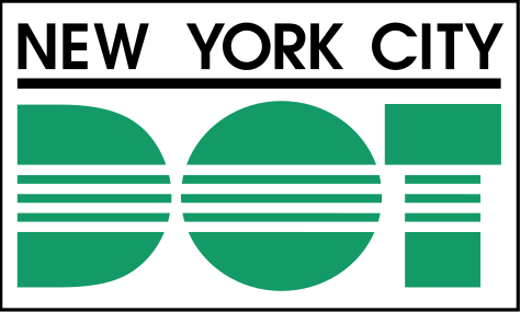 Logo that says new york city DOT